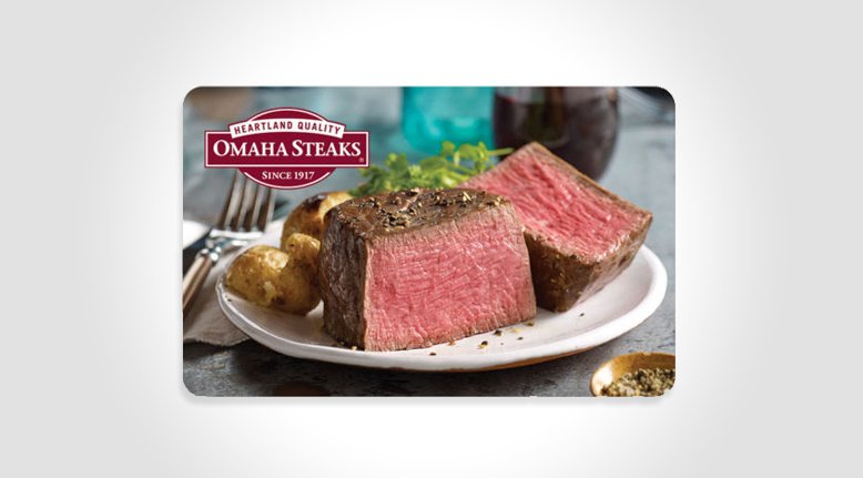 $100 Omaha Steaks Gift Card for $85