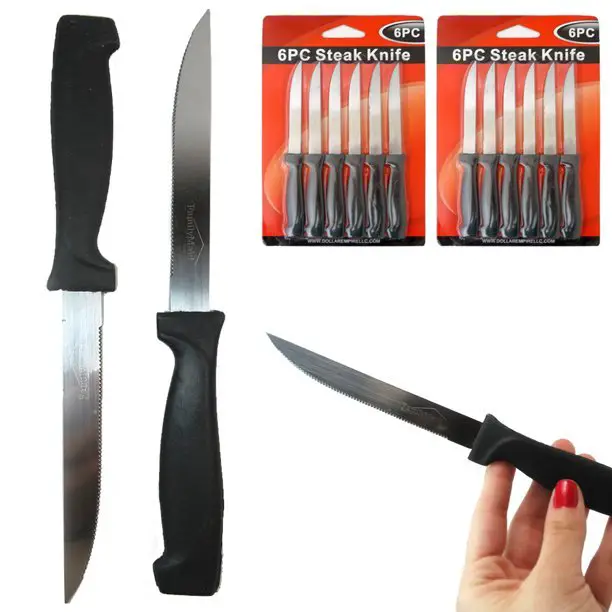 12 Pack Steak Knives Kitchen Home Utensil Knife Set Cutlery Slice ...