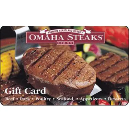 $150 Omaha Steaks Gift Card for sale online
