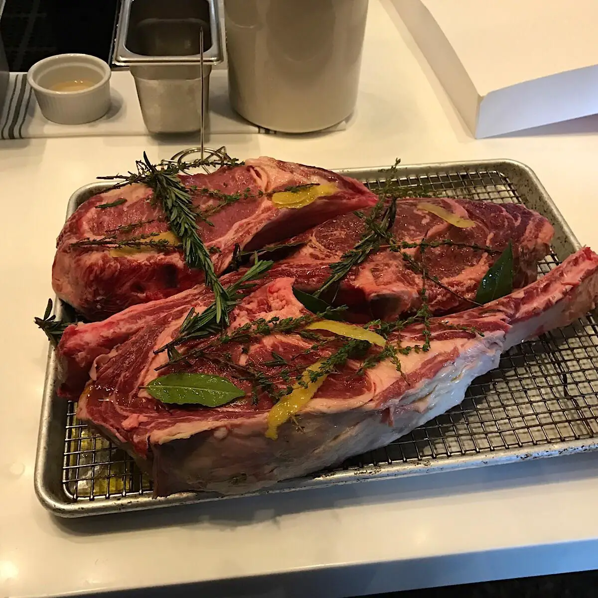 3lbs Tomahawk steak [1200x1200] : FoodPorn