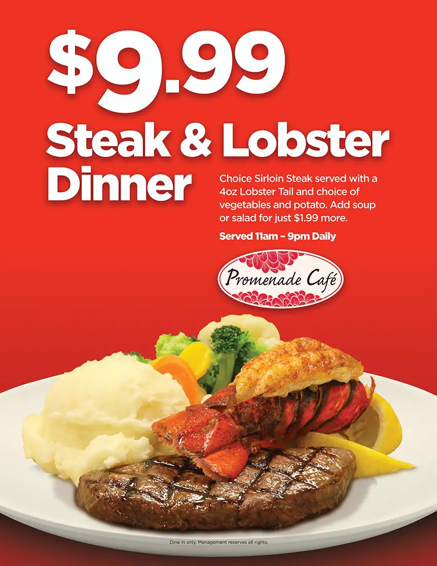 $9.99 Steak &  Lobster Dinner Special in Summerlin Las ...