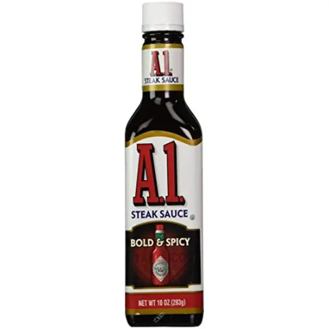 A.1. Bold &  Spicy Steak Sauce spiced with Tabasco Pepper Sauce