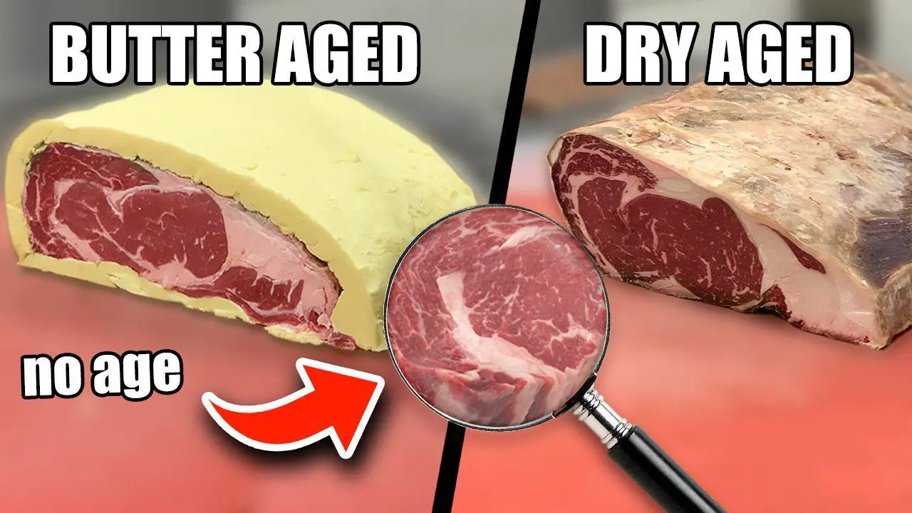 Aging steak ENCASED in BUTTER not only gives you MORE MEAT ...