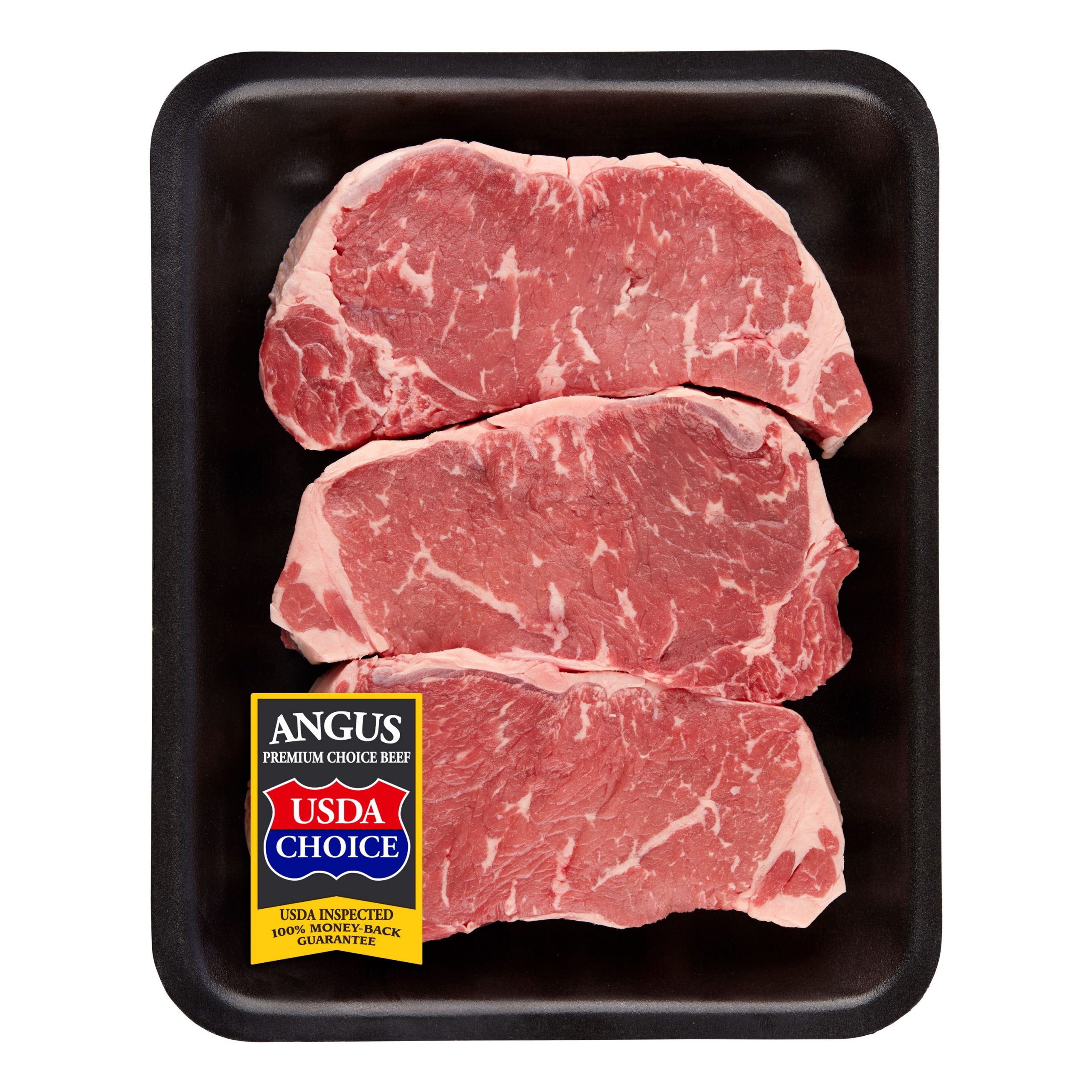 Beef Choice Angus New York Strip Steak Family Pack, 1.53