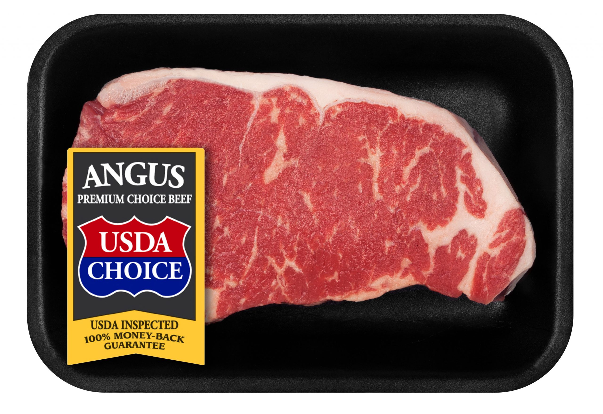 Beef Choice Angus New York Strip Steak Thick, 0.5