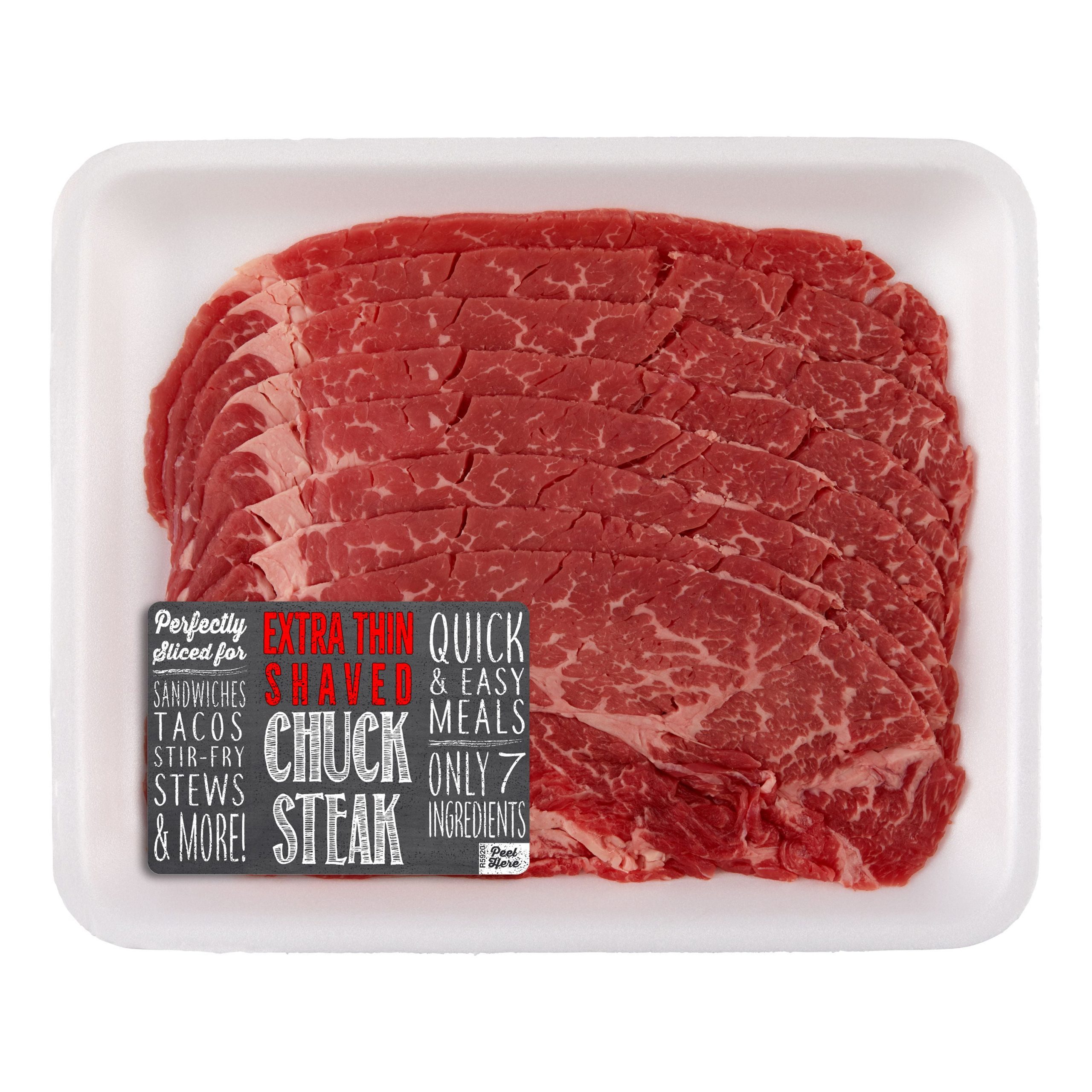 Beef Chuck Shaved Steak, 0.79