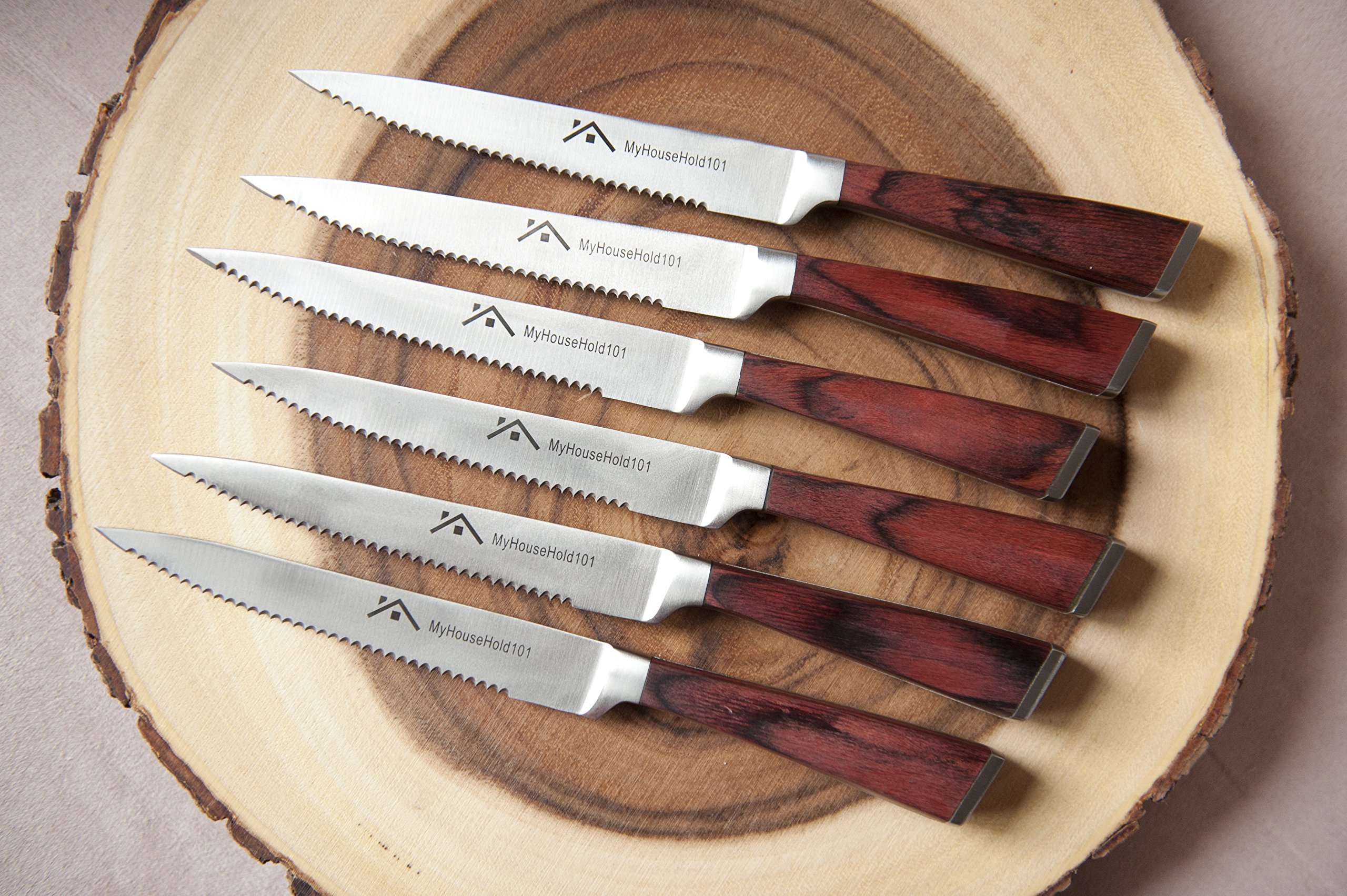 Buy Steak Knife / Premium Restaurant Quality Steak Knives Set of 6 ...