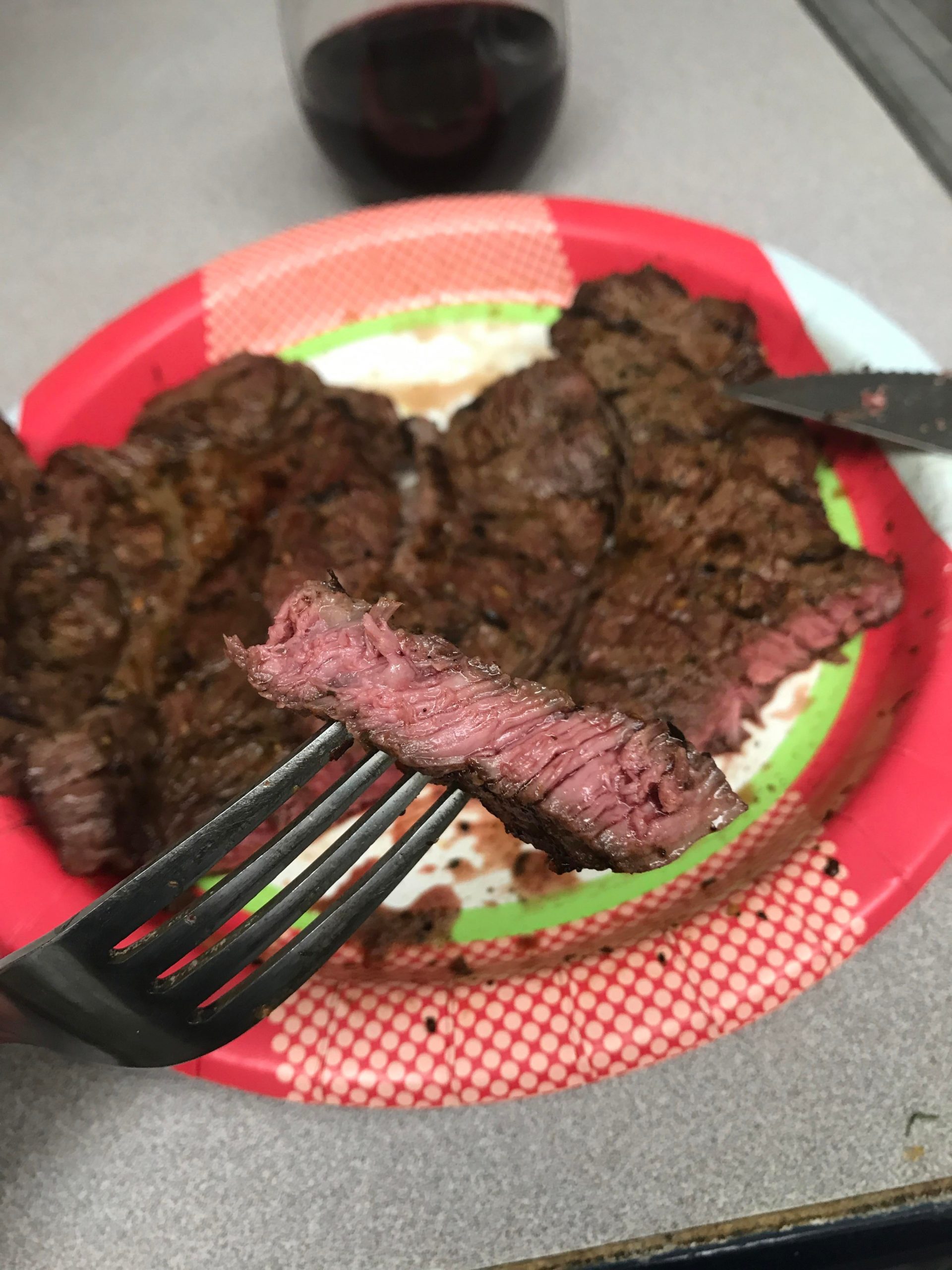 Cheap chuck steaks on the grill : steak