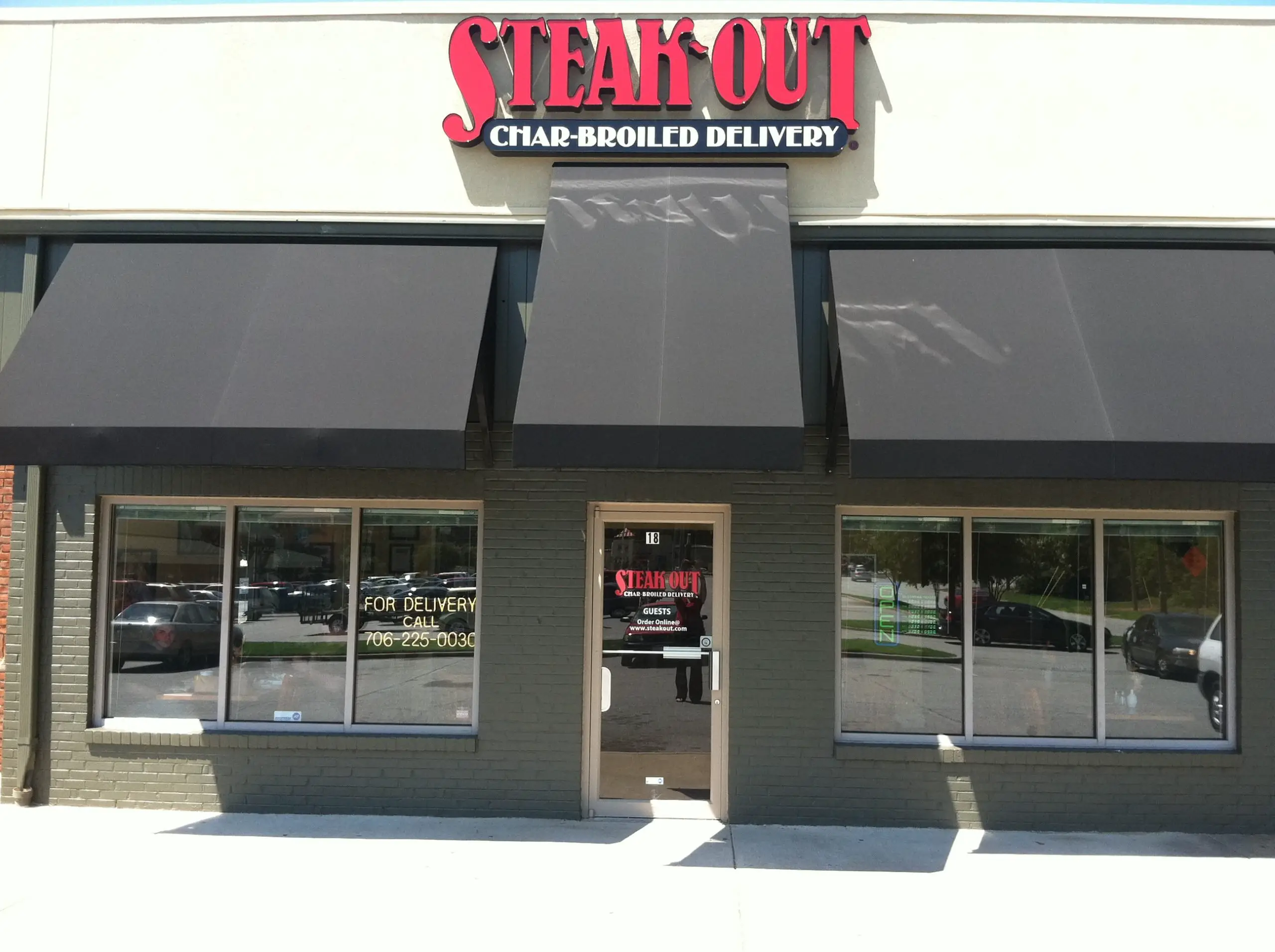 Columbus, GA store front  Steak Out