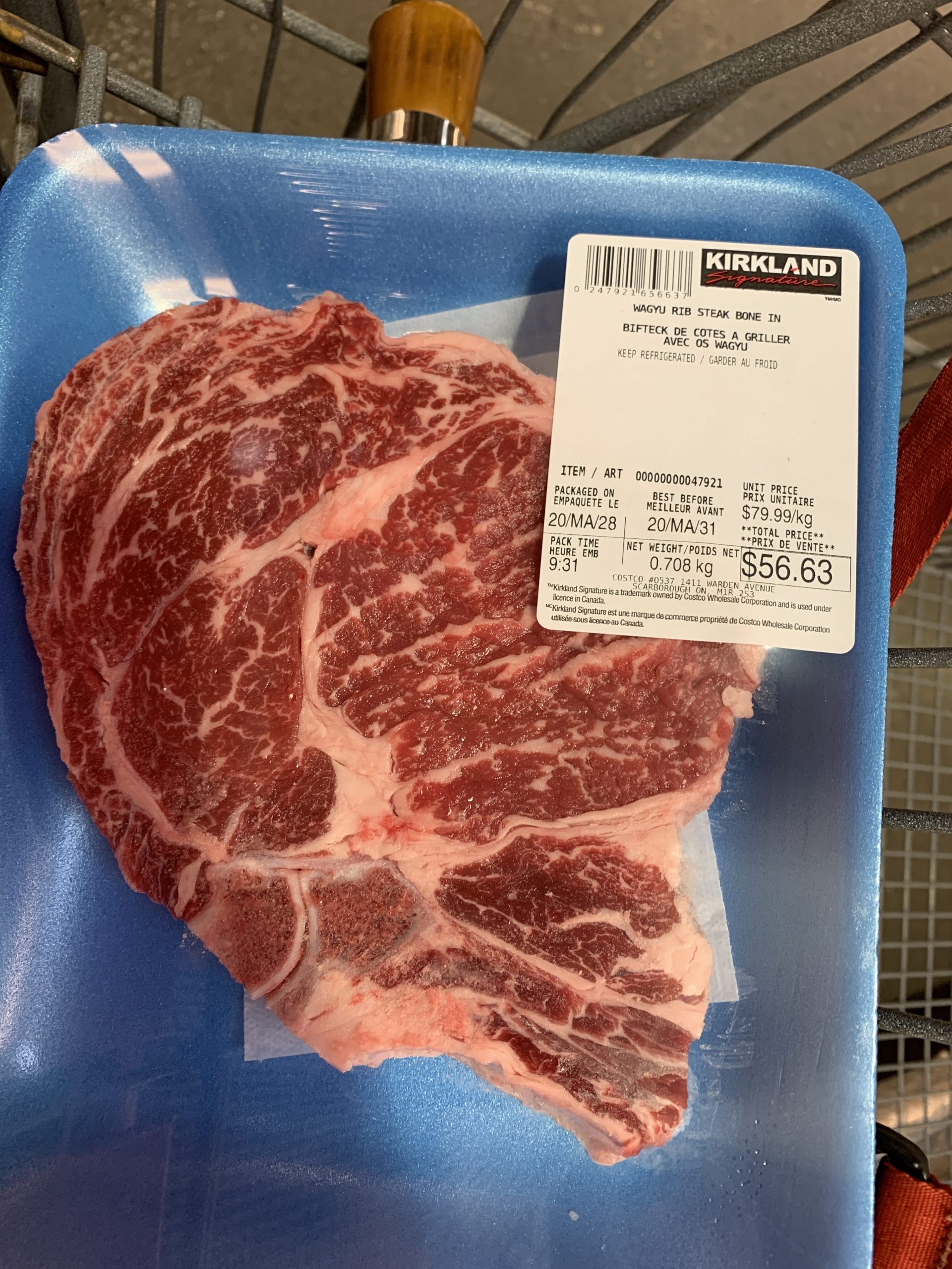 [Costco] Wagyu beef $69.99