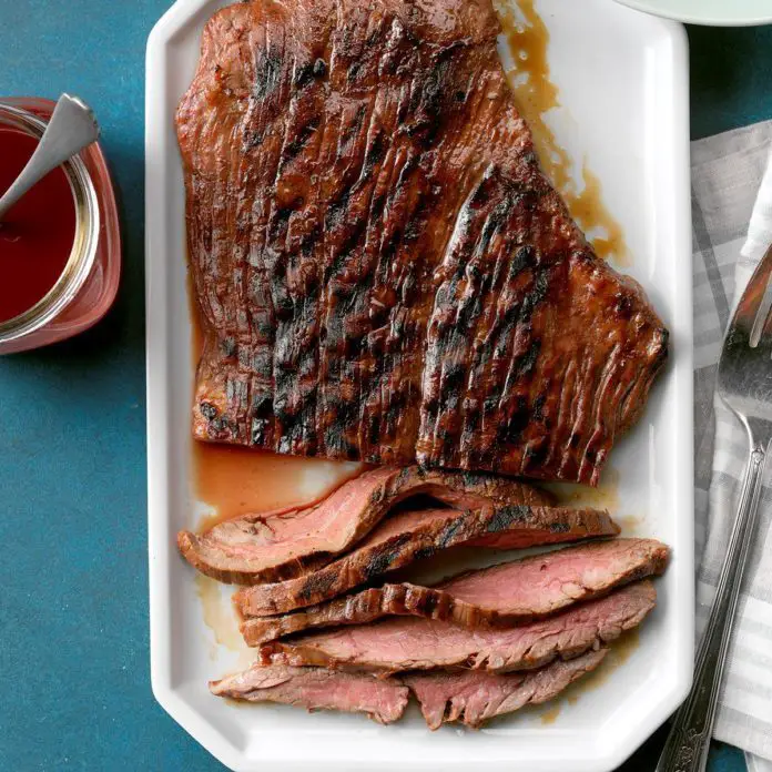 Easy Marinated Grilled Flank Steak Recipe