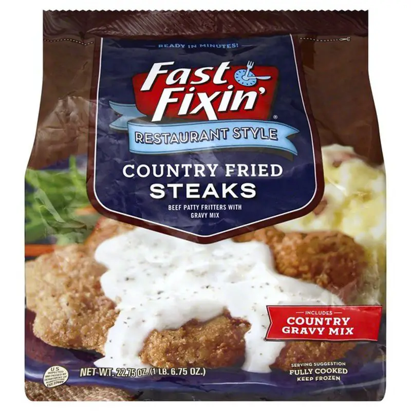 Fast Fixin Restaurant Style Country Fried Steak With Gravy (22.75 oz ...