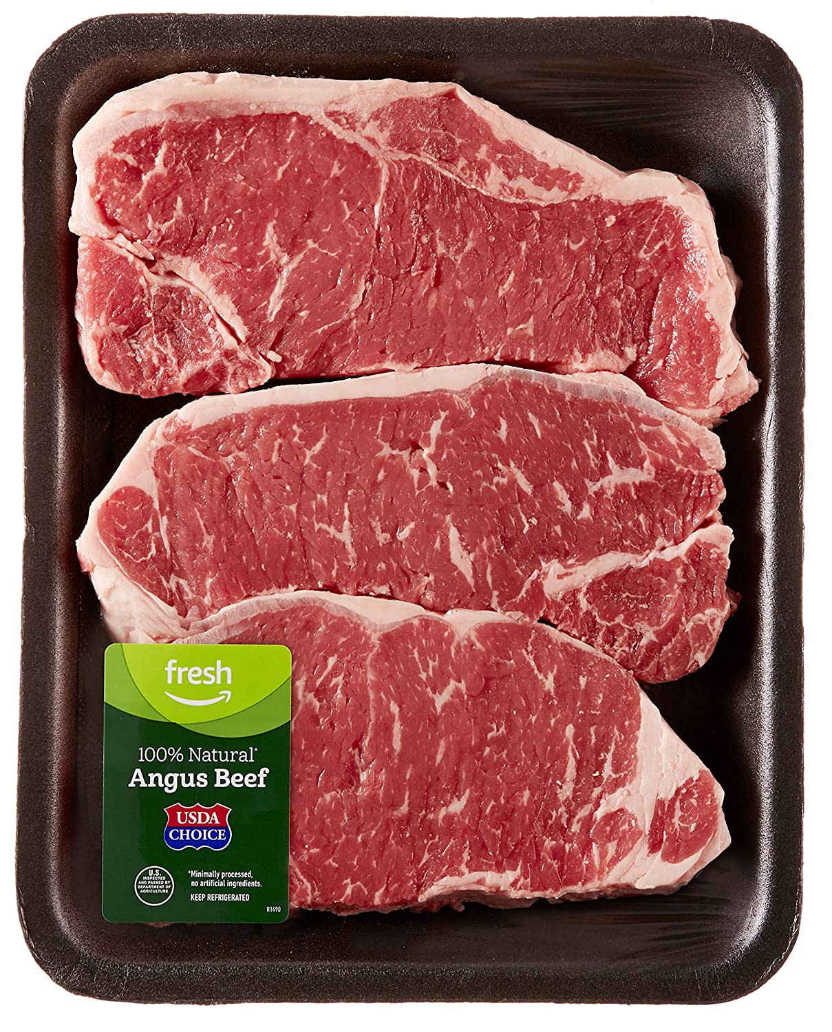 Fresh Brand â Beef Boneless Top Loin Strip Steak Value Pack: Amazon.com ...