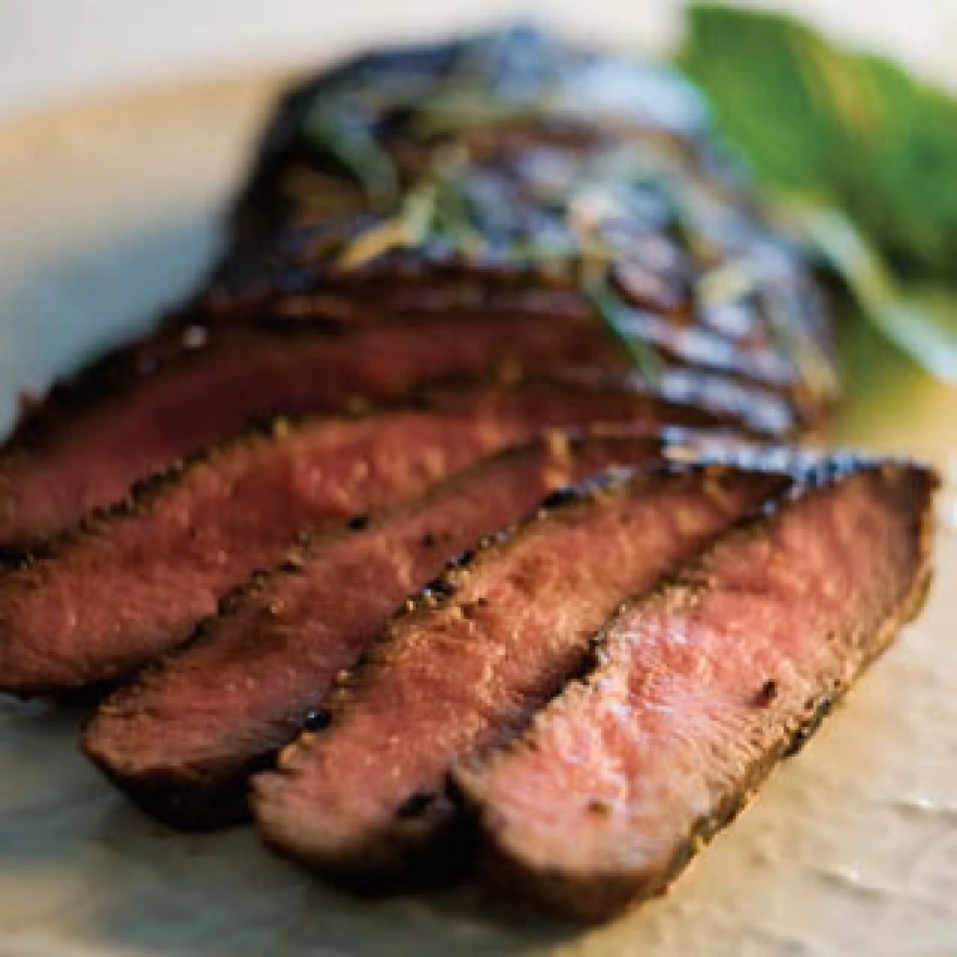 Grilled Flat Iron Steak With Spicy Rub