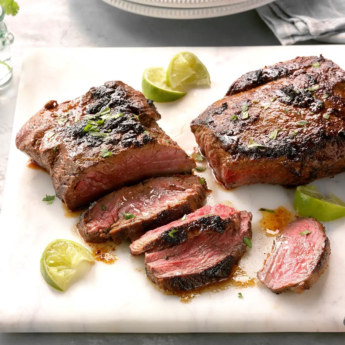 Grilled Southwest Flat Iron Steak Recipe