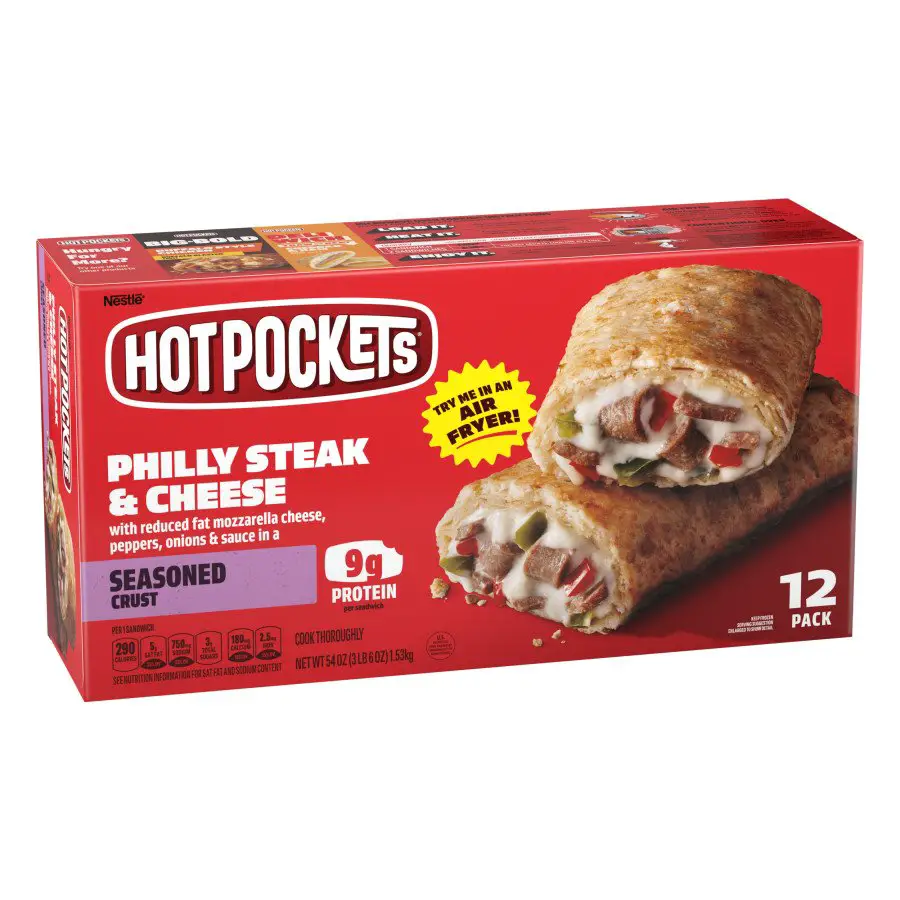 Hot Pockets Philly Steak &  Cheese with Seasoned Crust Sandwiches Value ...