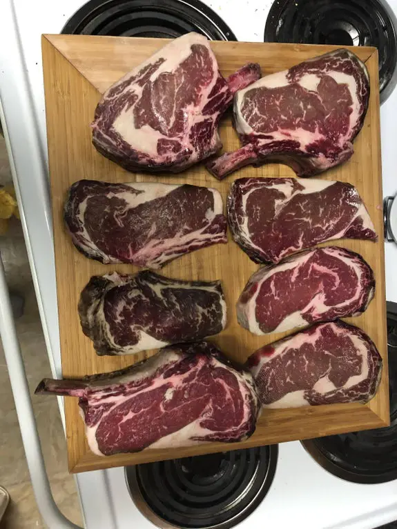 [I Ate] 45 day dry aged steaks : FoodPorn