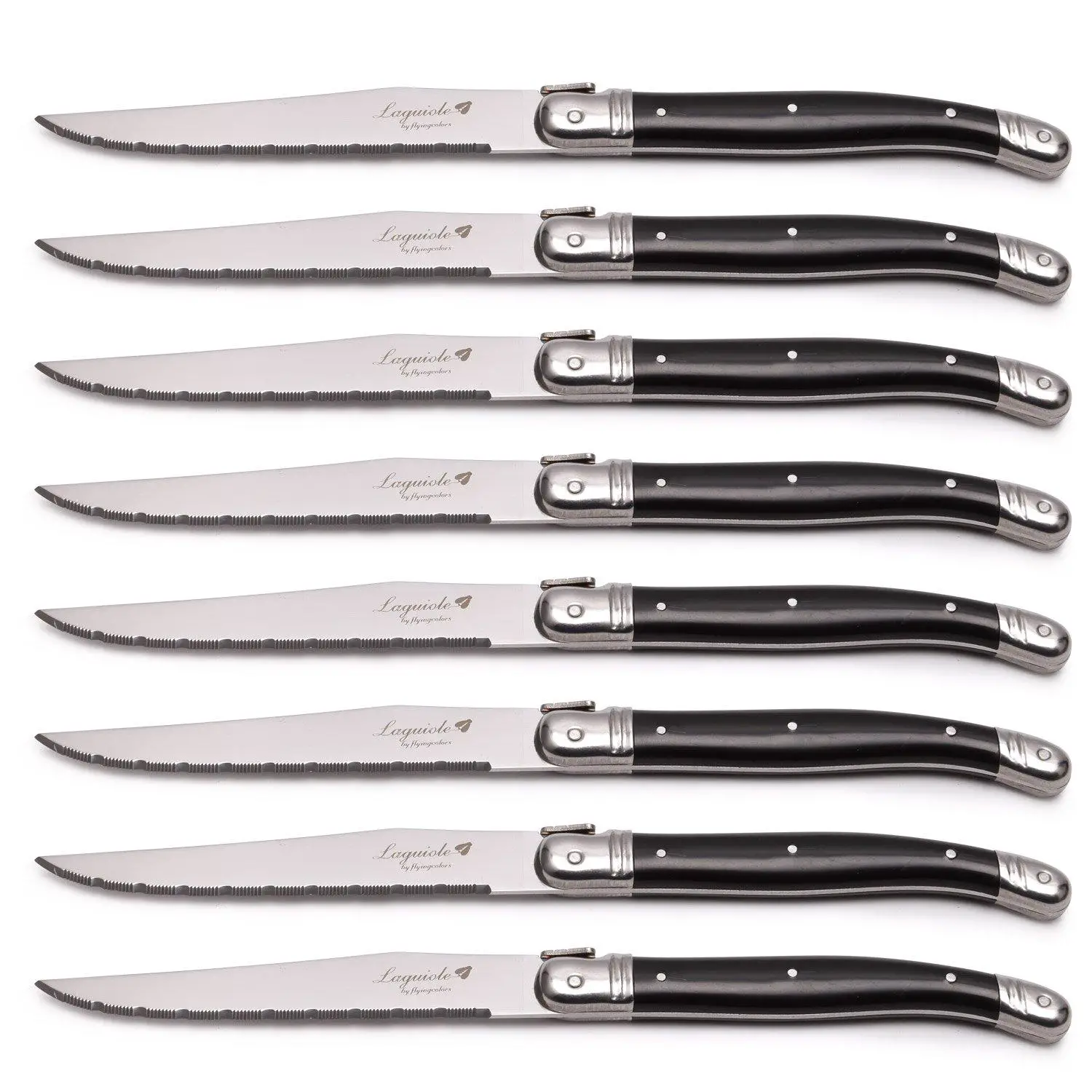 Laguiole By FlyingColors Steak Knife Set, Stainless Steel ...