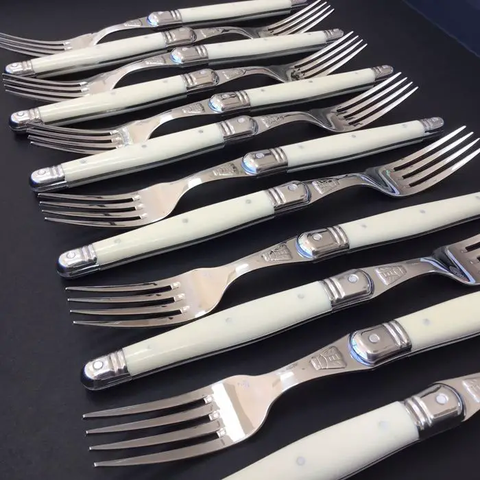 Laguiole steak knives and forks