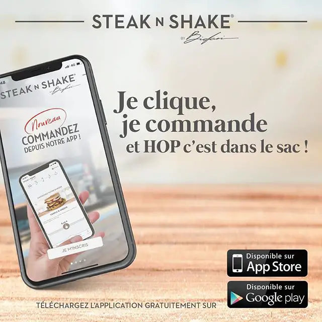Le réseau Steak n Shake invite à découvrir sa nouvelle application