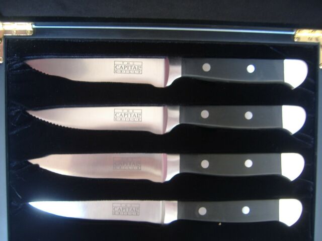 LONGHORN STEAKHOUSE SET OF 4 STEAK KNIVES IN LIMITED EDITION COLLECTORS ...