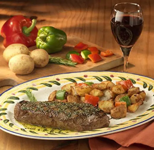 Olive Garden at Home: Steak Tuscano and Tuscan Potatoes