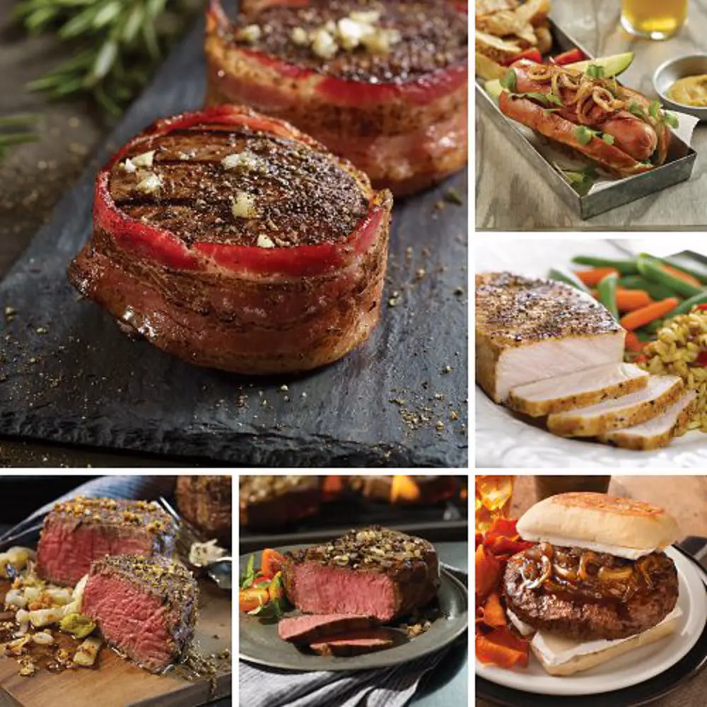 Omaha Steaks Deluxe Gourmet Christmas Gift Package Holiday Food Father ...