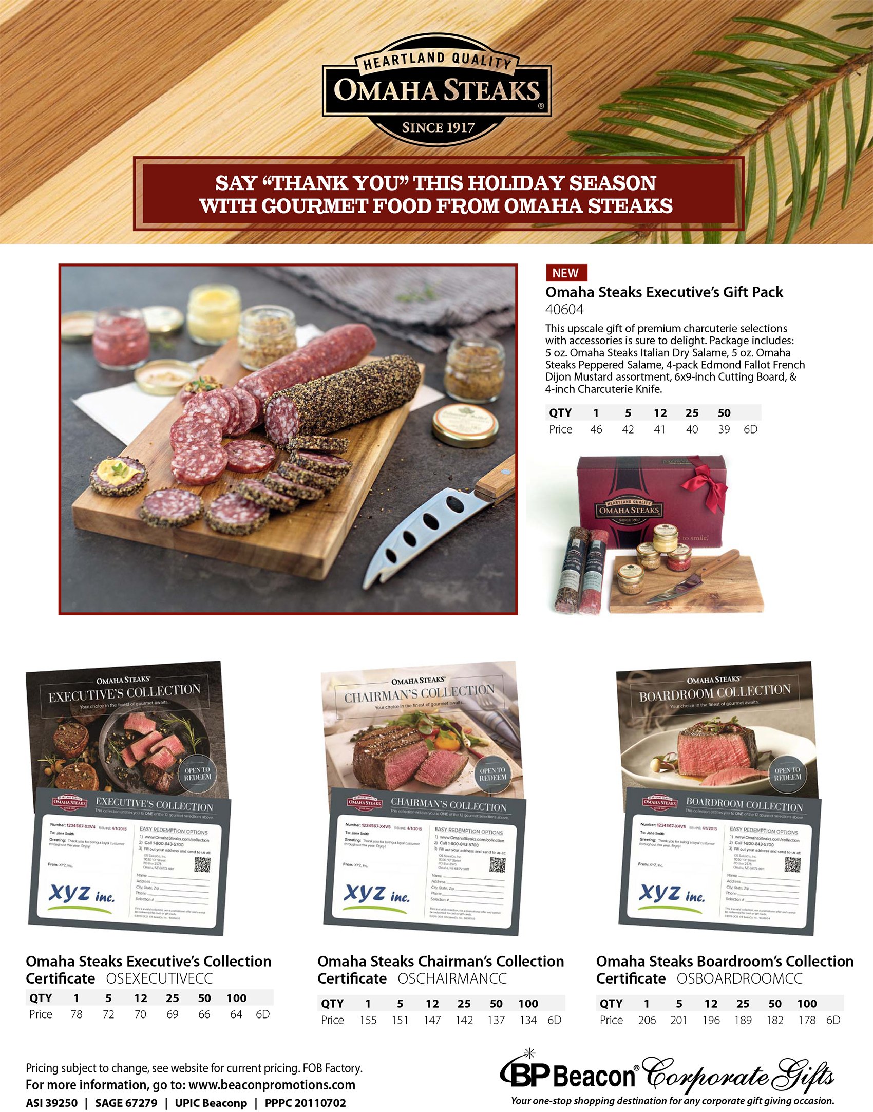 Omaha steaks gift card balance