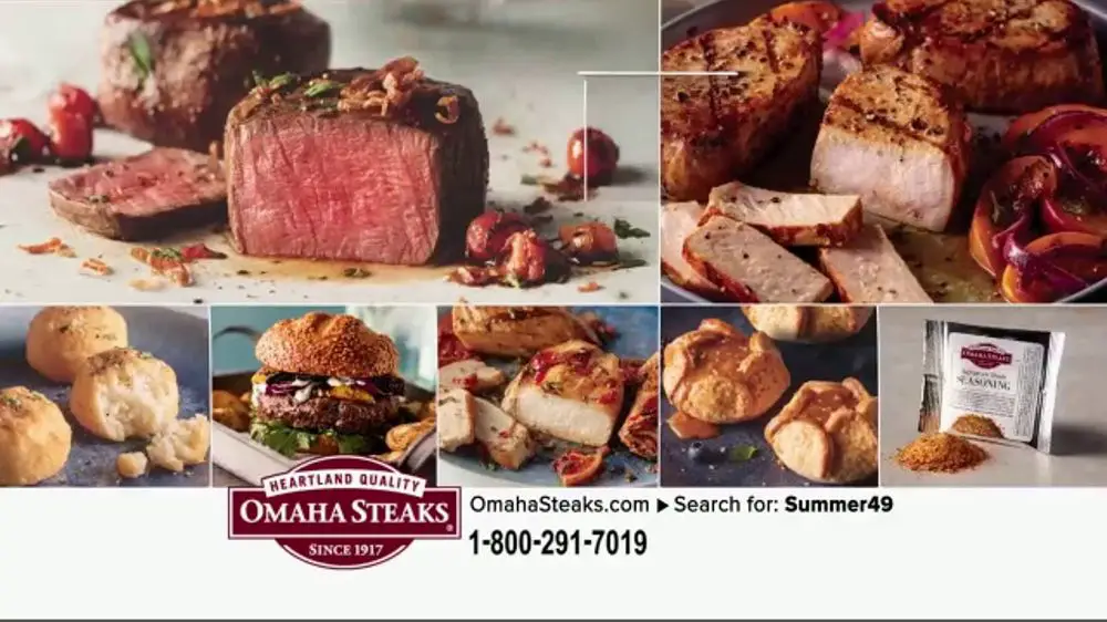 Omaha Steaks Summer Grilling Package TV Commercial, 
