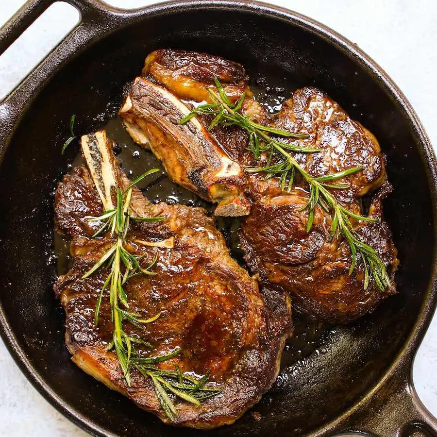 Pan Seared Rib Eye Steak Recipe