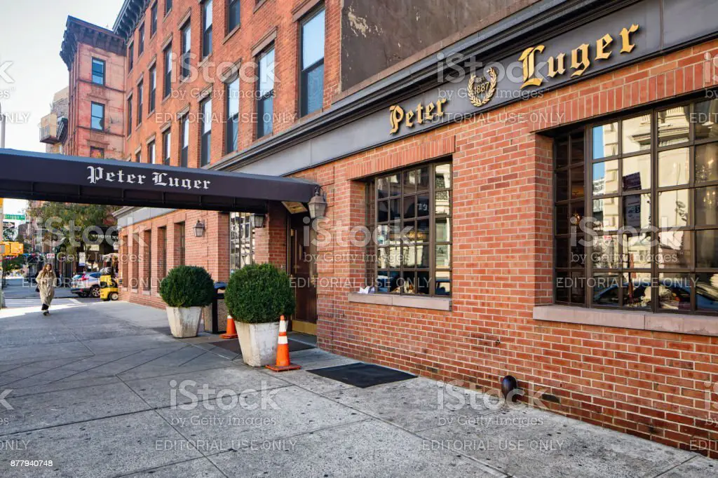 Peter Luger Steak House In Williamsburg Brooklyn Facade View Stock ...