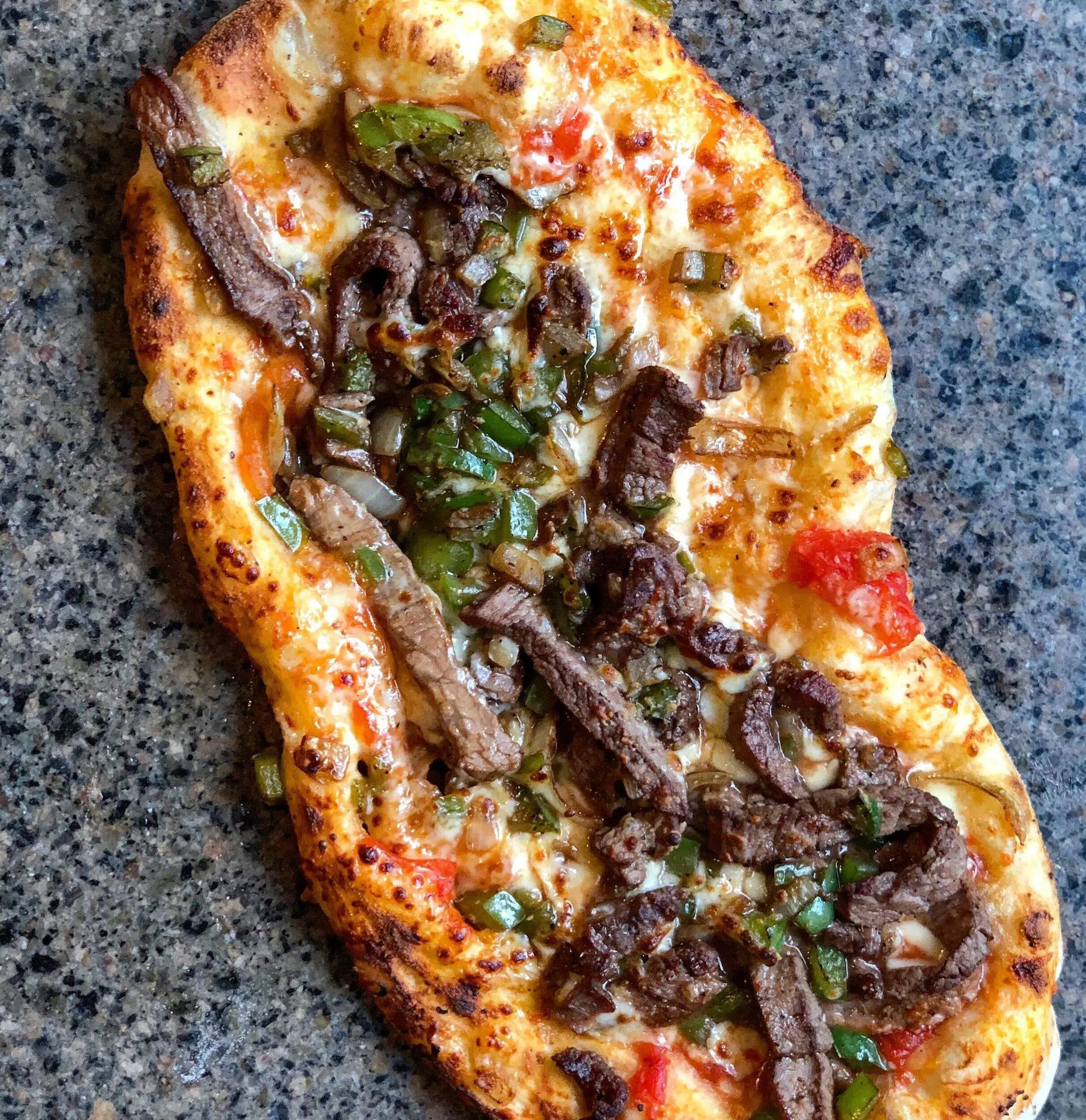 Philly Steak and Cheese Pizza : Pizza