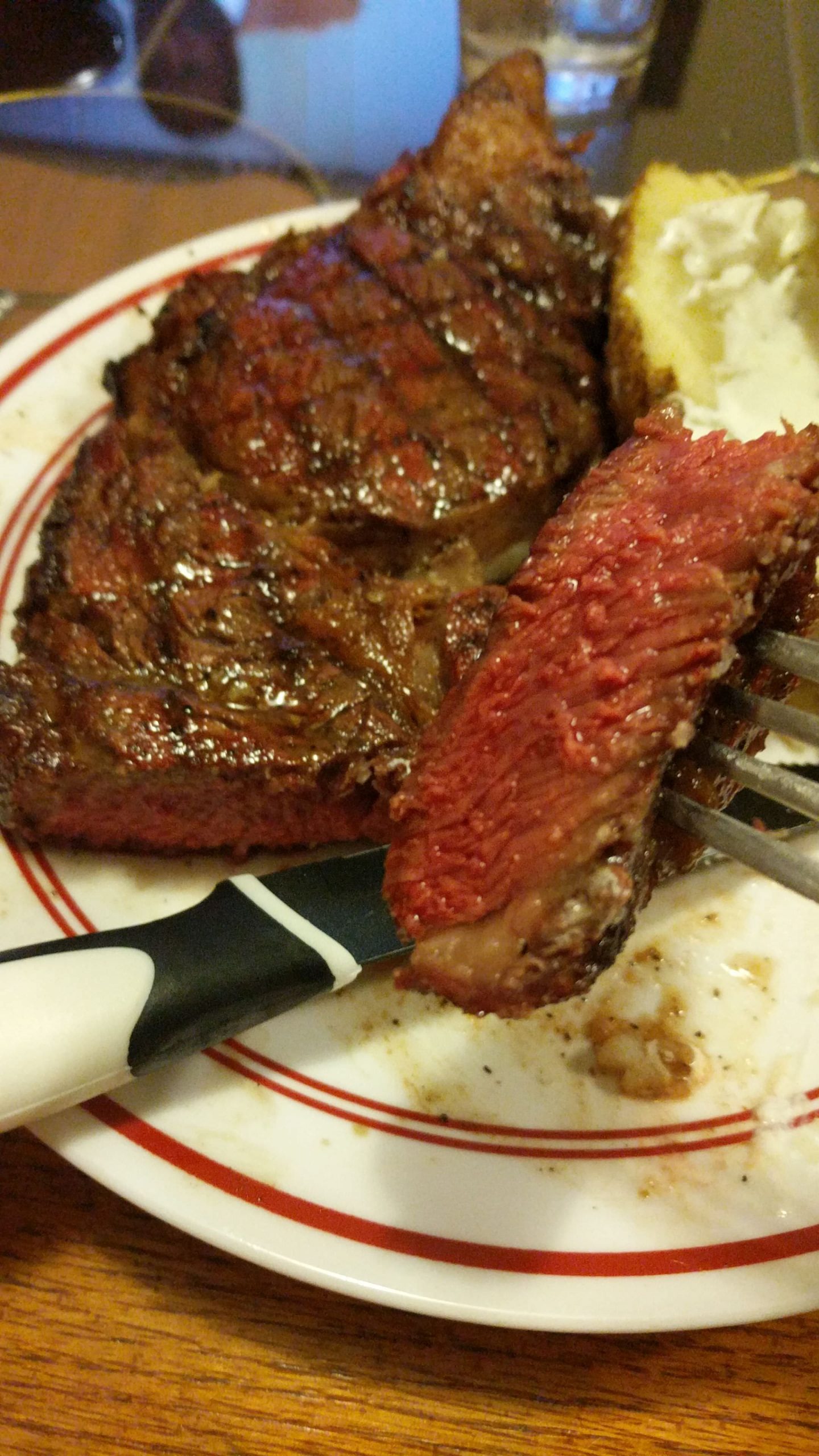 Reverse Seared Steak, Made on my Woodwind : smoking