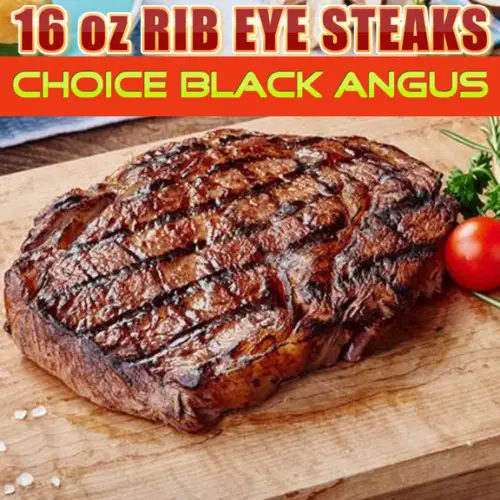 Rib Eye Steak Choice Angus 16 oz.  Glendale
