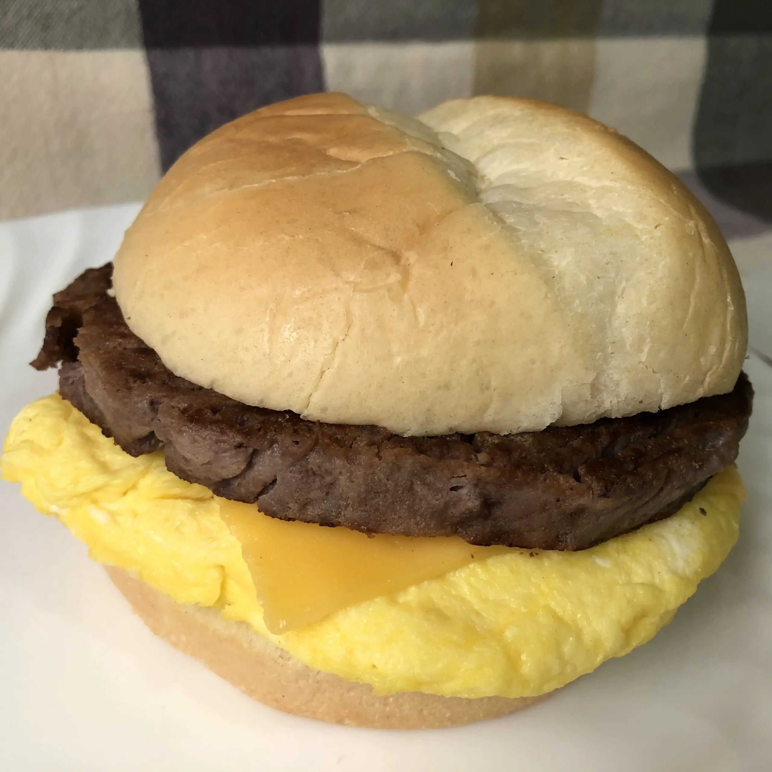 Sausage Egg and Cheese Sandwich