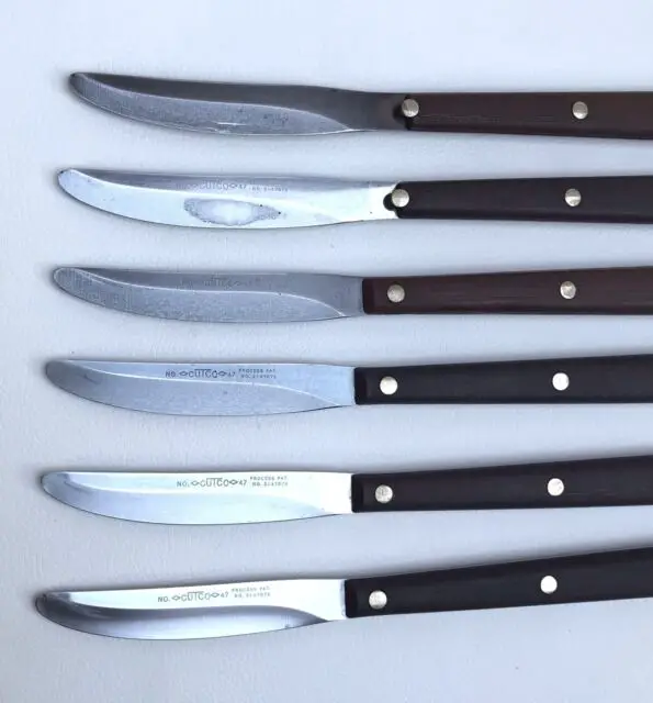 Set of 8 Vintage Mahogany Cutco Steak Knives Original Box No. 2147079 ...