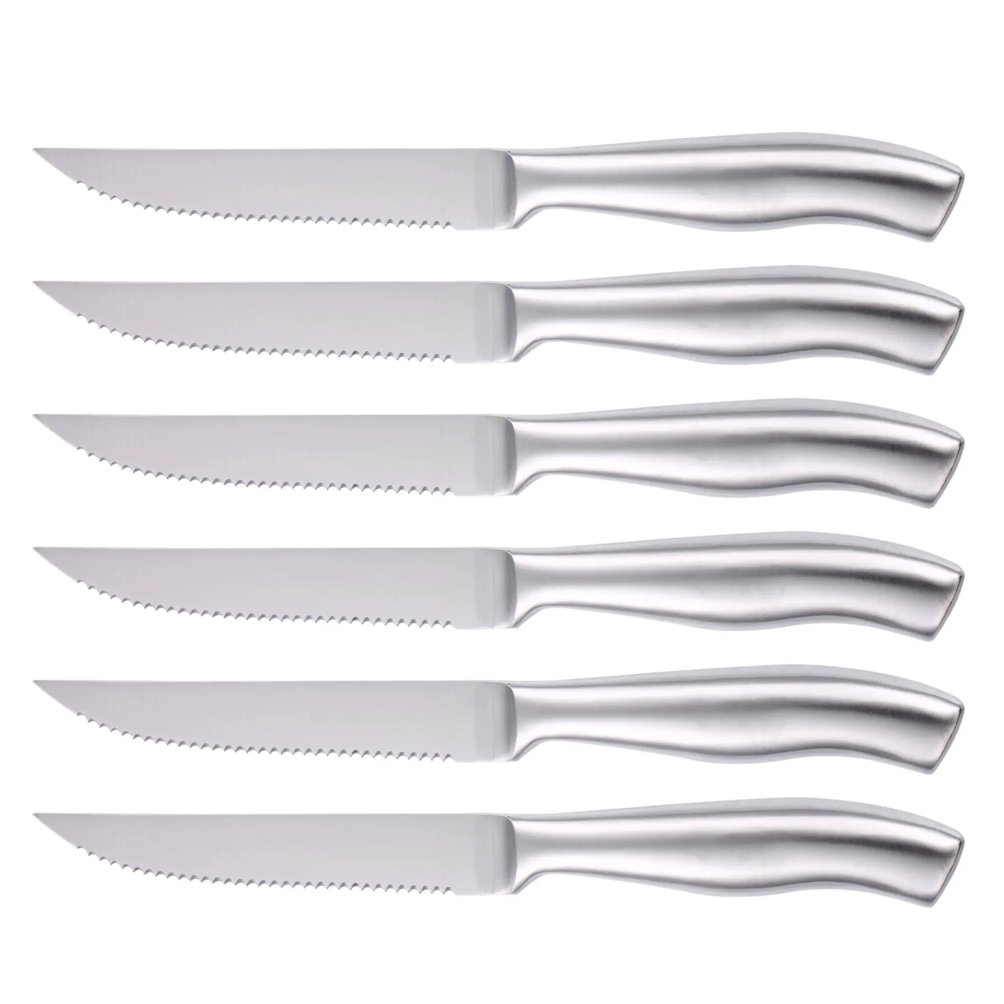Steak Knives Set of 4 Serrated Stainless Steel,Dishwasher safe ...