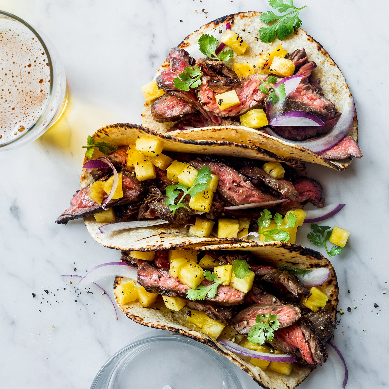 Steak Tacos with Pineapple Recipe