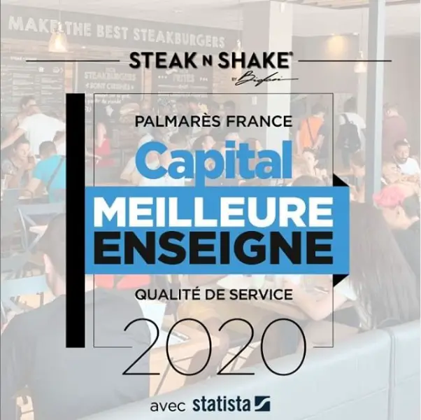 Steakn Shake : « Meilleure chaîne de burger 2020