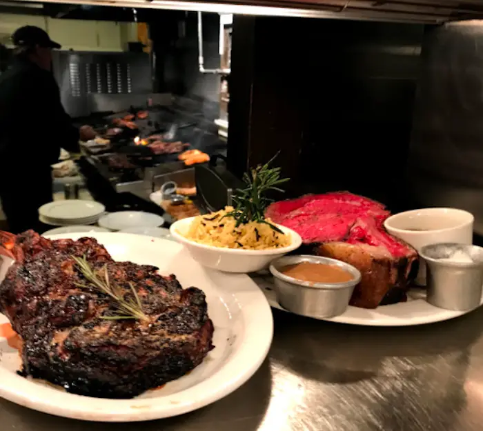 The Grub Steak In Park City, Utah Serves A Huge Tomahawk Steak