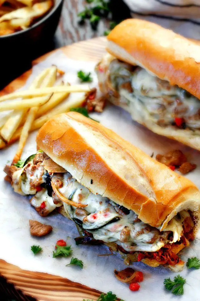 these crazy tender, flavorful Philly Cheesesteak ...