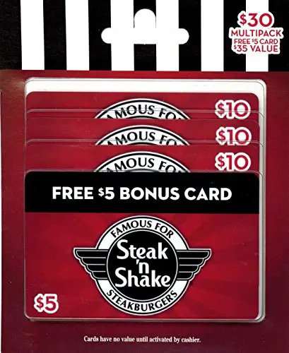 Top Best 5 steak and shake gift card for sale 2016 : Product : BOOMSbeat