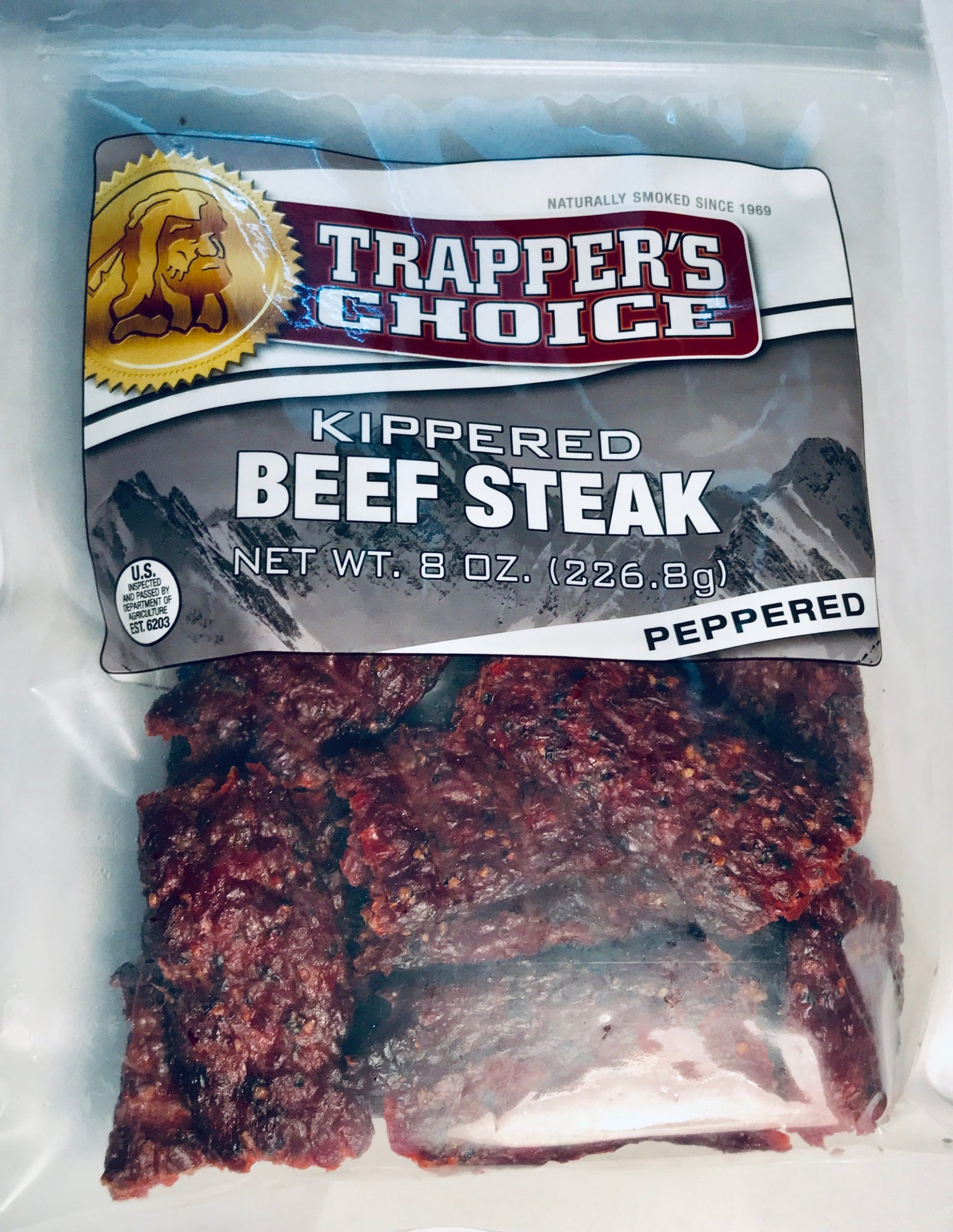 Trappers Choice Peppered Kippered Beef Steak