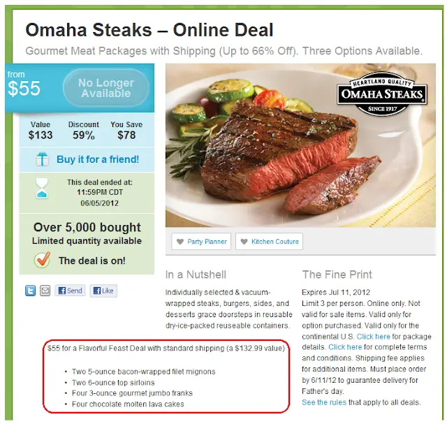 Trouble with Trisha: Omaha Steaks Review