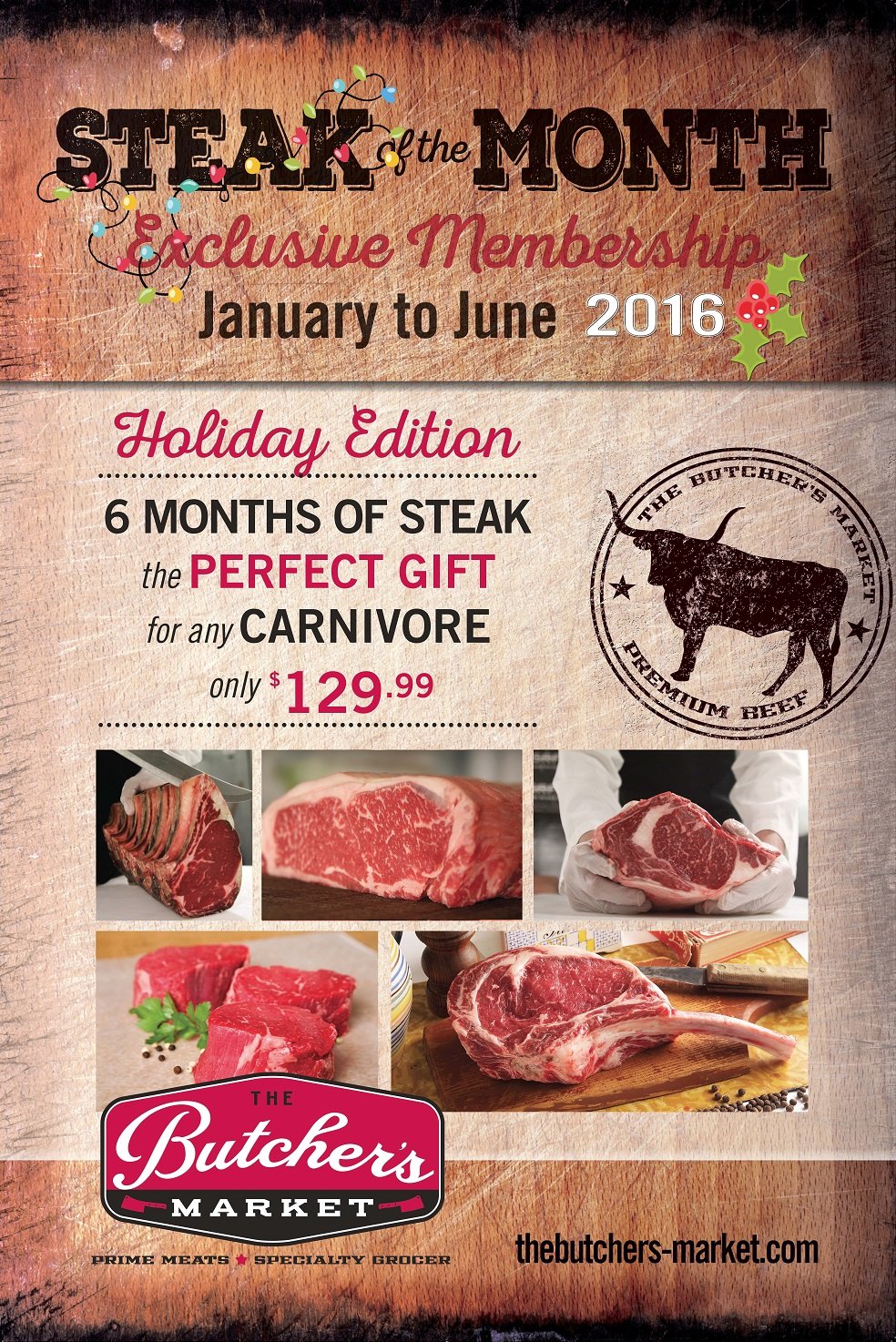 Try our new Steak of the Month Club!