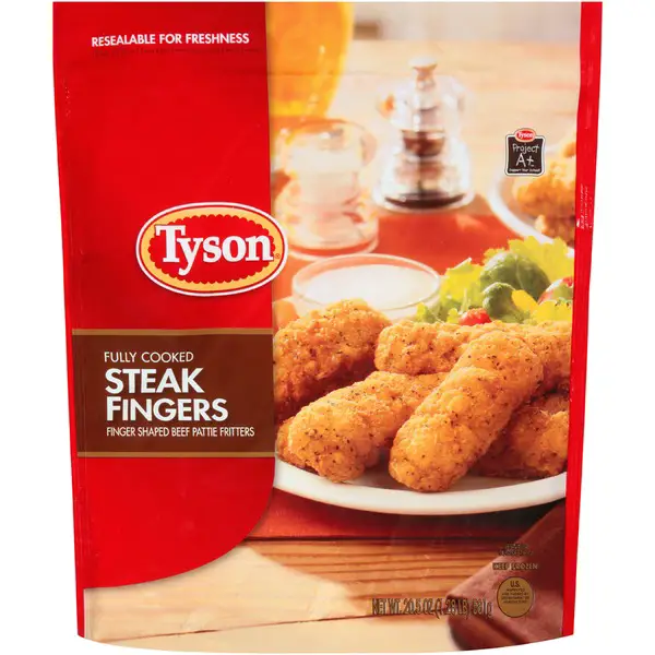 Tyson Frozen Breaded Fully Cooked Steak Fingers from Albertsons