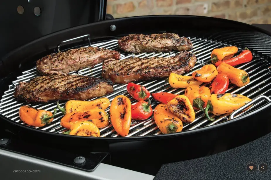 WEBER PERFORMER KETTLE WITH GBS GRILL