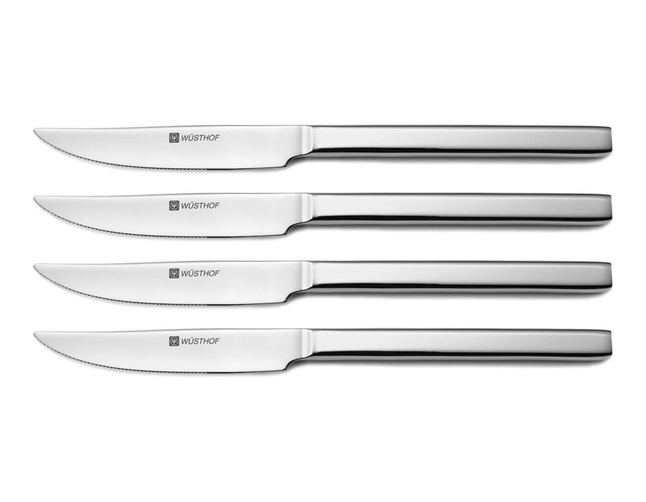 Wusthof 4 Piece Stainless Steel Presentation Steak Knife Set #8460