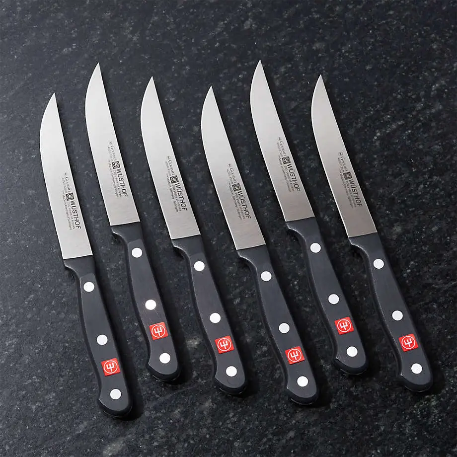 Wusthof Gourmet Steak Knives, Set of 6 + Reviews