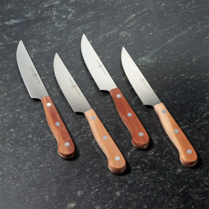 Wusthof ® Plum Wood Steak Knives Set of Four